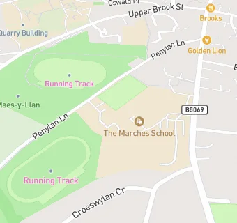 map for The Marches School