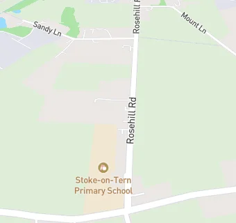 map for Stoke On Tern County Primary School