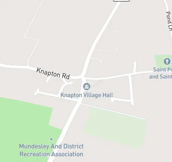 map for Knapton Village Hall