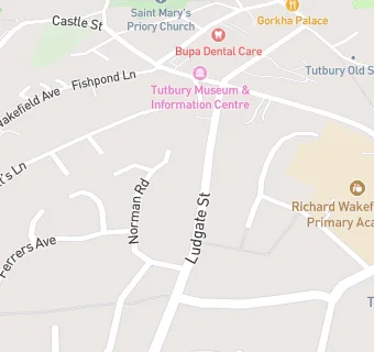 map for New Inn Tutbury