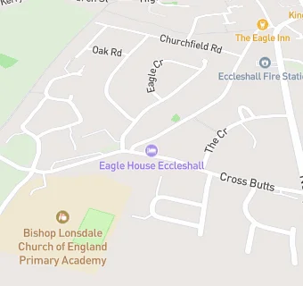 map for Eagle House Eccleshall