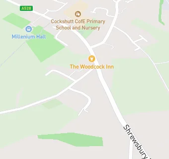 map for The Woodcock Inn