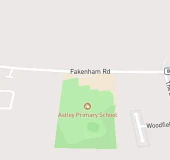 map for Astley Primary School