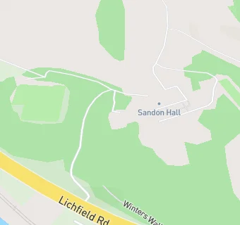 map for Sandon Hall and Park Enterprises