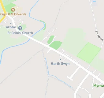 map for Cylch Meithrin Llanuwchllyn