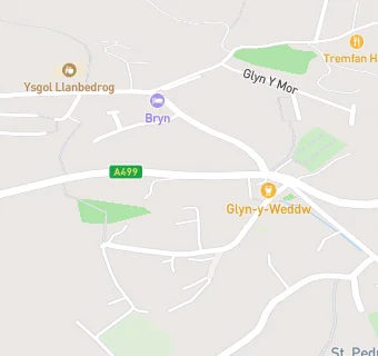 map for Spar - Siop Glyn-Y-Weddw