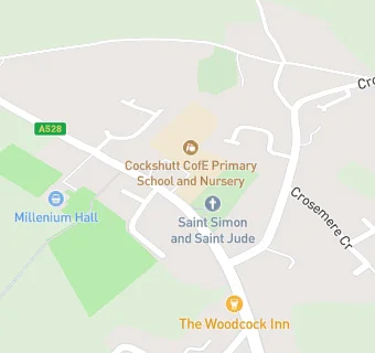 map for Cockshutt CofE Primary School and Nursery