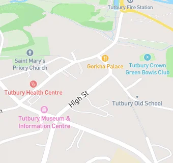 map for Tutbury Club