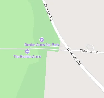 map for The Gunton Arms