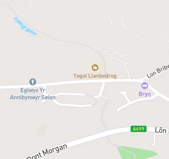 map for Ysgol Gynradd Llanbedrog