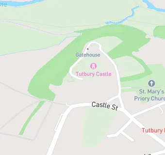 map for Tutbury Castle Trading Limited (Queens Tea Room)