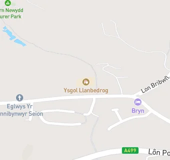 map for Ysgol Gynradd Llanbedrog