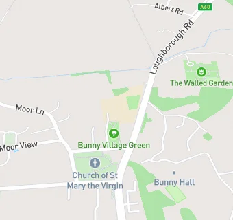 map for Bunny CofE Primary School