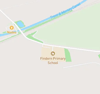 map for Findern Primary School