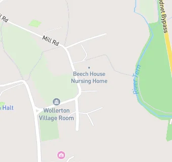 map for Beech House Nursing Home