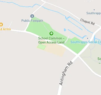 map for Antingham and Southrepps Community Primary School