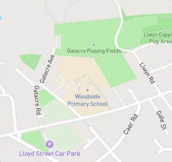 map for Woodside Primary School