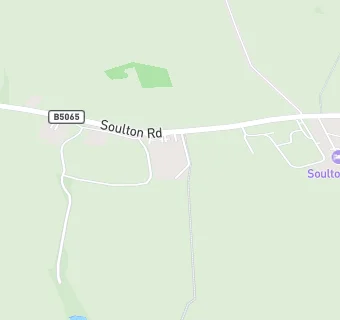 map for Soulton Hall