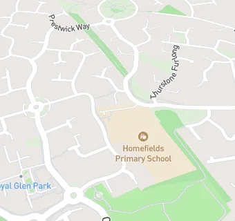 map for Homefields Primary School