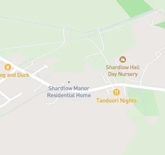 map for Shardlow Manor Care Home