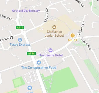 map for The Lawns Hotel