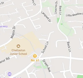 map for Chellaston Infants School