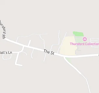 map for Thursford Collection