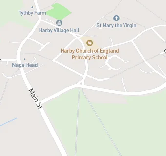 map for Harby Church Of England Primary School