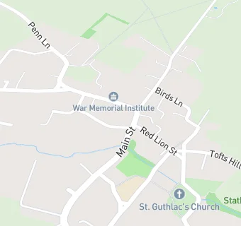 map for Stathern War Memorial Institute Village Hall