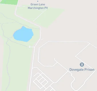 map for HM Prison Dovegate