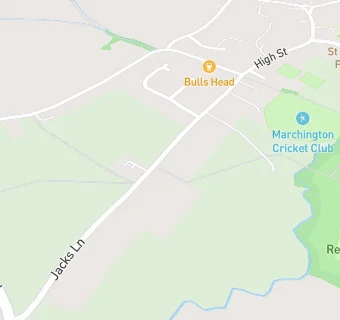 map for Uttoxeter Cricket Club