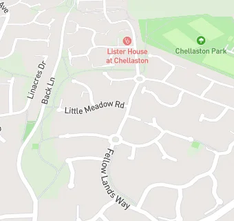 map for Lister House Chellaston