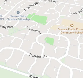 map for Stenson Fields Primary Community School