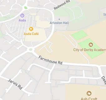 map for City of Derby Academy