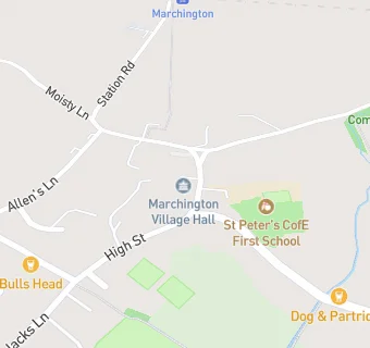 map for St Peter CE Infant & Junior