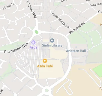 map for Asda Stores