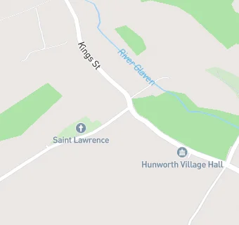 map for Hunworth & Stody Village Hall