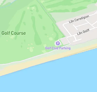 map for Golf Club Pwllheli (Catering)