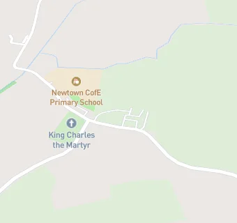 map for Newtown C Of E School