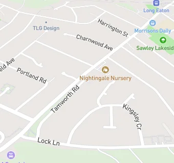 map for Nightingale Nursery