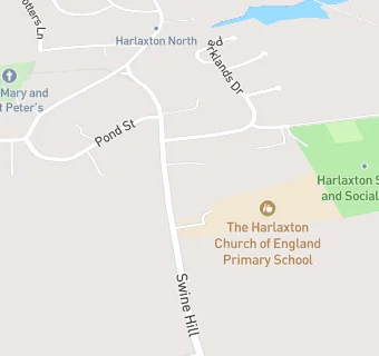 map for Harlaxton CE Primary School