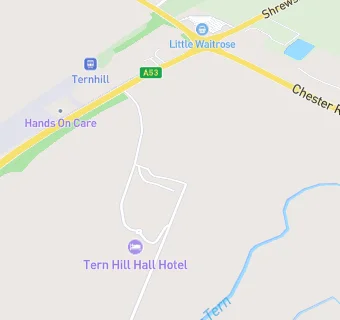 map for Tern Hill Hall