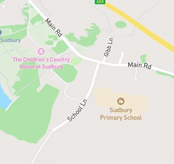 map for Sudbury Primary School