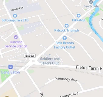 map for NFD & DS&S Sawley Club