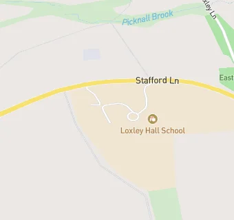 map for Loxley Hall School