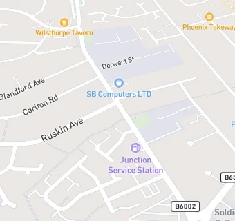 map for Junction Service Station