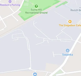 map for The Stagedoor Cafe