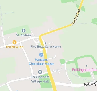 map for Five Bells Care Home