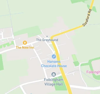 map for Folkingham Post Office/Cowleys