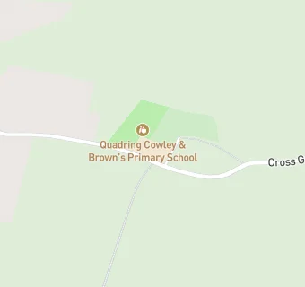 map for Quadring Cowley & Brown's Primary School